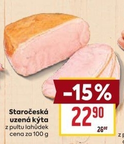 Staročeská kýta uzená