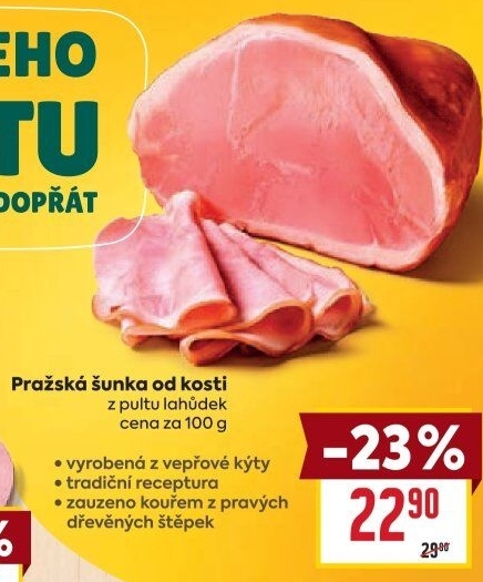 Šunka pražská od kosti