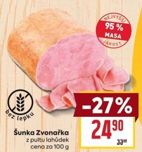 Šunka Zvonařka nejvyšší jakosti
