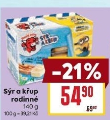 Sýr a křup Veselá kráva