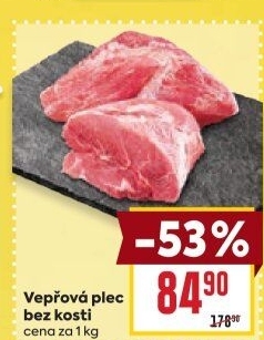 Vepřová plec bez kosti
