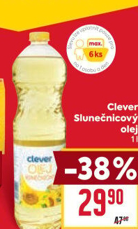 Slunečnicový olej Clever