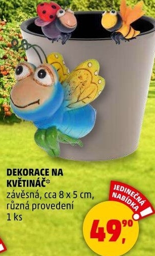 Dekorace na květináč