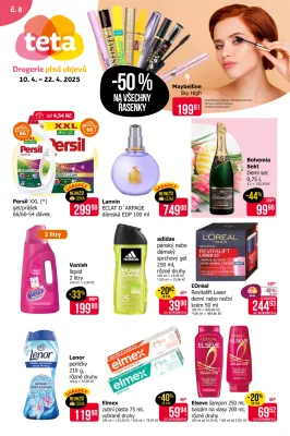 akční leták Teta drogerie 10.4.2025-22.4.2025