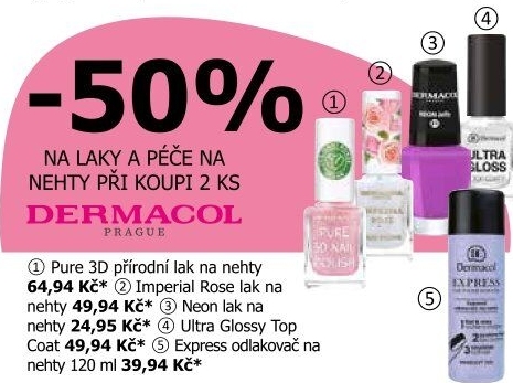 Lak na nehty Neon Dermacol