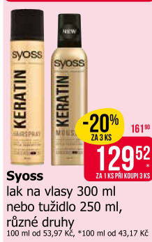Lak na vlasy Syoss