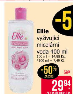 Micelární voda Ellie