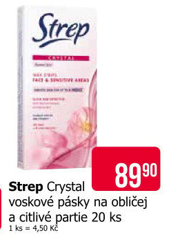 Pásky depilační na obličej a oblast bikin Strep Opilca