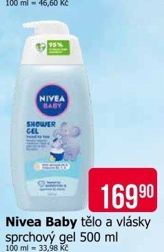 Šampon dětský na tělo a vlásky Nivea Baby