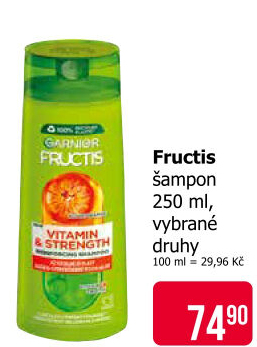 Šampon Fructis Garnier