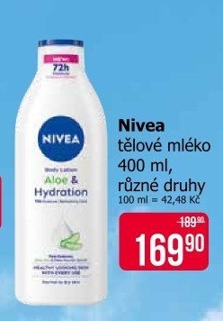 Tělová mléka Nivea