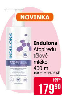Tělové mléko Indulona