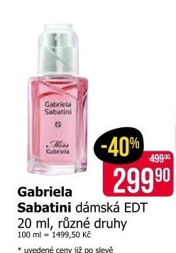Toaletní voda dámská Gabriela Sabatini