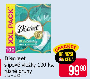 Vložky dámské slipové Discreet