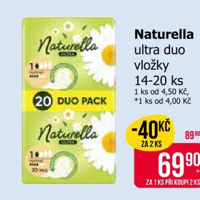 Vložky dámské Ultra Naturella