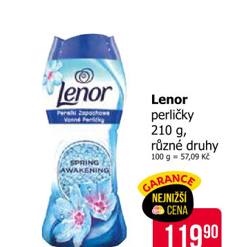 Vonné perličky do pračky Lenor