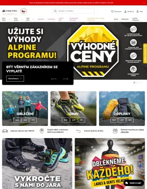 akční leták ALPINE PRO 9.4.2025-15.4.2025
