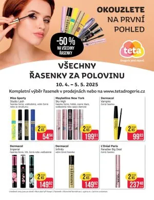 akční leták Teta drogerie 10.4.2025-5.5.2025