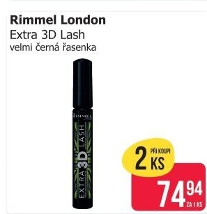 Řasenka Extra 3D Lash Rimmel