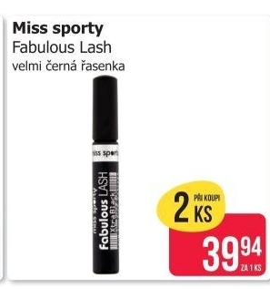 Řasenka Fabulous Lash Miss Sporty