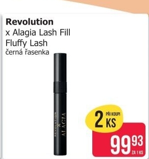 Řasenka Lash Fill Fluffy Lash Mascara Alagia x Revolution