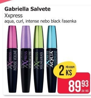 Řasenka XXpress Volume AquaGabriella Salvete