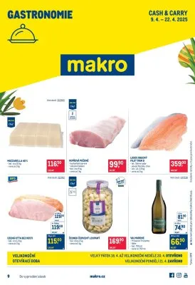 akční leták Makro 9.4.2025-22.4.2025