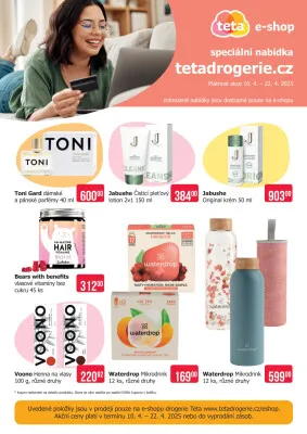 akční leták Teta drogerie 10.4.2025-22.4.2025