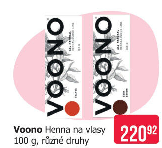 Henna na vlasy Voono