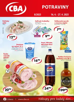akční leták CBA 16.4.2025-27.4.2025