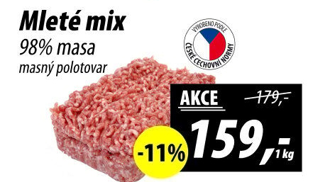 Mleté maso mix