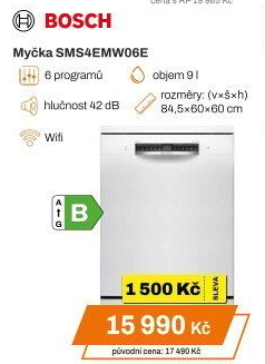 Myčka Bosch SMS4EMW06E