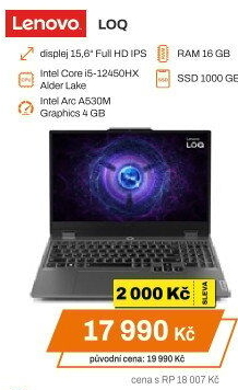 Notebook LENOVO LOQ