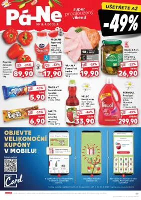 akční leták Kaufland 16.4.2025-20.4.2025