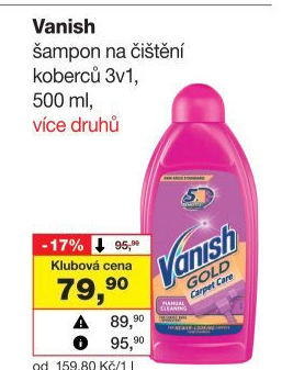 Čistič koberců Vanish