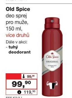Deodorant sprej pánský Old Spice