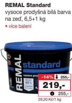 Malířská barva Remal Standard