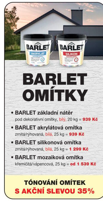 Omítky Barlet