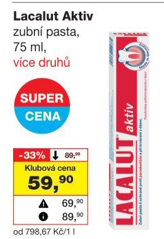 Pasta na zuby Aktiv Lacalut