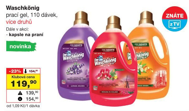 Prací gel Waschkönig