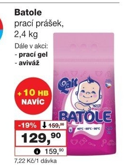 Prací prášek Batole Qalt