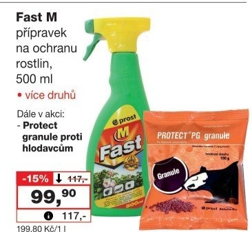 Přípravek proti hmyzu Fast M Prost