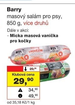 Salám pro psy Barry Chejn