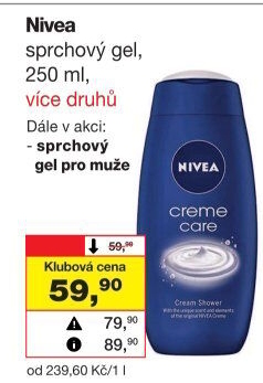 Sprchový gel Nivea