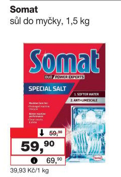 Sůl do myčky Somat