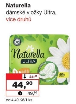 Vložky dámské Ultra Naturella