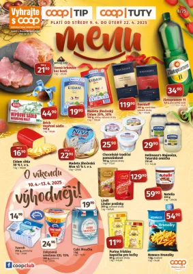 akční leták COOP 9.4.2025-22.4.2025