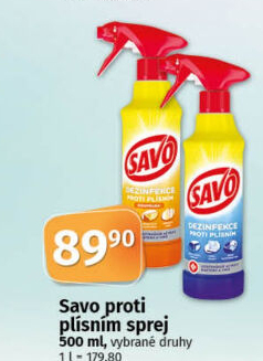 Čistič proti plísním Savo