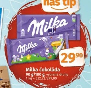 Čokoláda Milka
