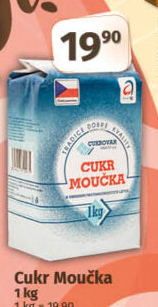 Cukr moučka Cukrovar Vrbátky